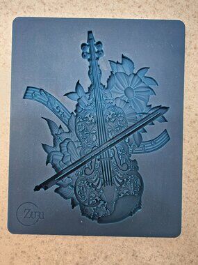 Blue Violin Silicone Mold